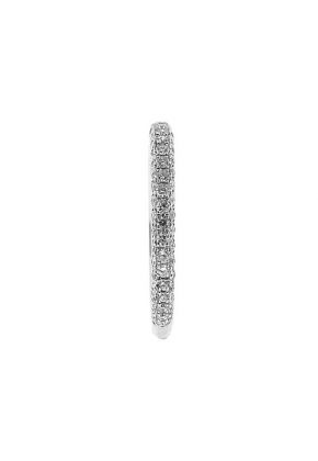 Pav?? Set Band with Round Diamonds in 18k White Gold