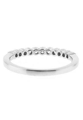 Single Row Micro-Prong Set Band with Round Diamonds in 18k Yellow Gold