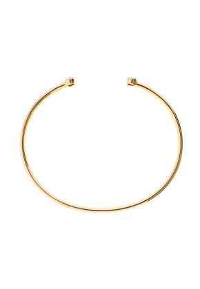 Bezel Set Chic Diamond Bangle in 18K Yellow Gold