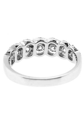 Right Hand Fashion Ring with Diamonds Surrounded by a Swiringling Halo Design in 18K White Gold