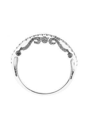 Diamond Wedding Band in 18K White Gold