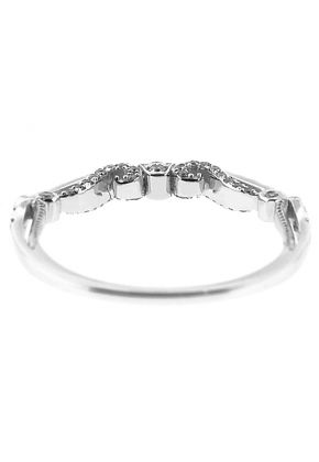 Diamond Wedding Band in 18K White Gold