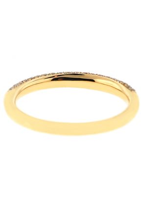 Diamond Wedding Band in 18K Yellow Gold