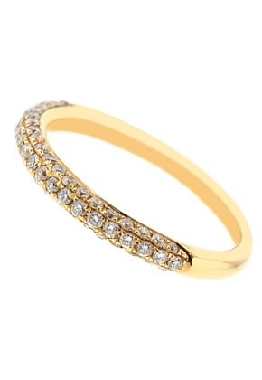 Diamond Wedding Band in 18K Yellow Gold