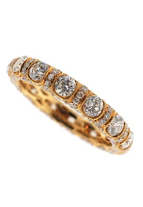Diamond Eternity Band in 18K White Gold