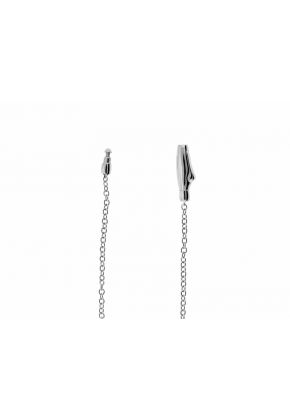 Fancy Yellow Heart and Pear Diamond with White Diamond Halo Necklace in 18kt White Gold