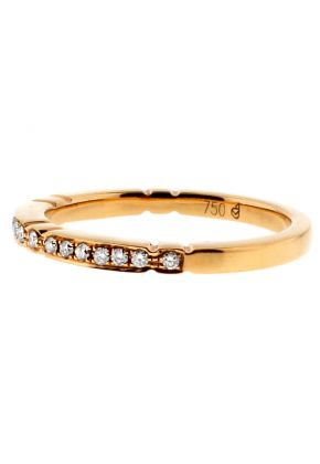 Ladies Stackable Diamond Ring in 18kt Rose Gold
