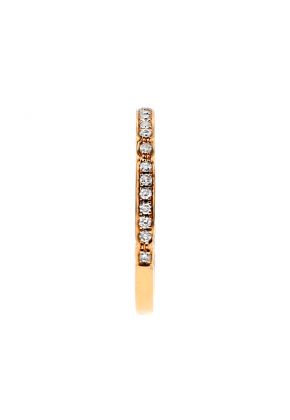 Ladies Stackable Diamond Ring in 18kt Rose Gold