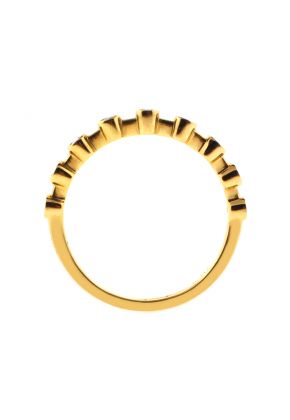 Ladies Diamond Stack-able Ring in 18kt Yellow Gold