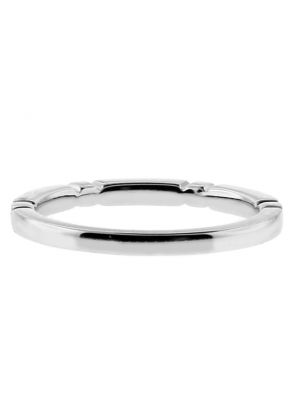 Ladies Stackable Diamond Wedding Band in 18kt White Gold