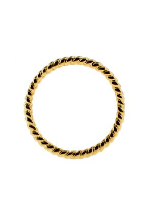 Rope Design 1.9mm in 18kt Yellow Gold Ladies Ring