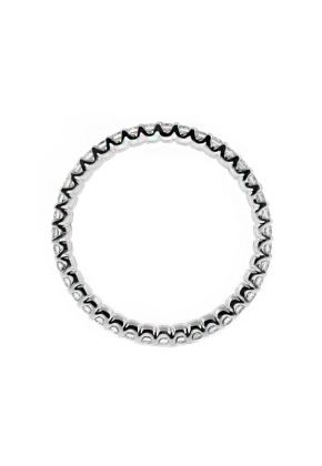 1.8mm Wide Diamond Eternity Band Ring in 18kt White Gold