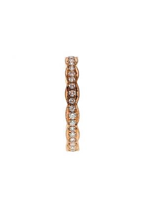2.9mm Single Row Diamonds with Rounded Sides Eternity Ring in 18kt Rose Gold