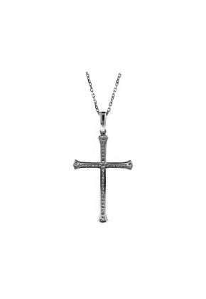 Diamond Cross in 18kt White GoldDiamond Cross in 18kt White GoldDiamond Cross in 18kt White Gold