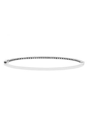 Diamond Bangle Bracelet in 18kt White Gold