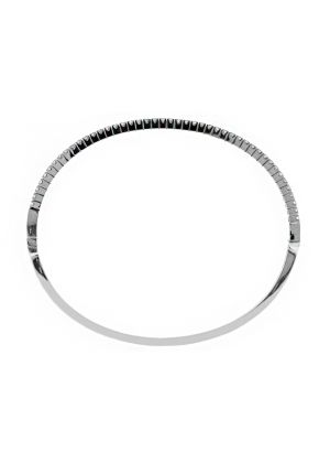 Diamond Bangle Bracelet in 18kt White Gold