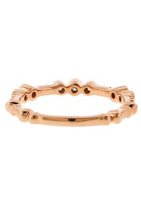 Stackable 18kt Rose Gold Ladies Diamond Ring