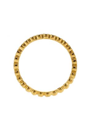 Stackable 18kt Rose Gold Ladies Bezel Set Diamond Ring