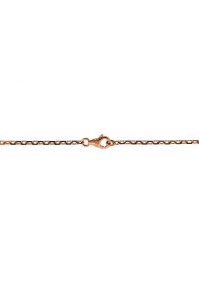 Tri Color Large Layered Interlocking Circles Pendant on 18kt Rose Gold ChainTri Color Large Layered Interlocking Circles Pendant on 18kt Rose Gold Chain