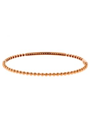 Ball and Bar Design Diamond Bangle in 18kt Rose Gold