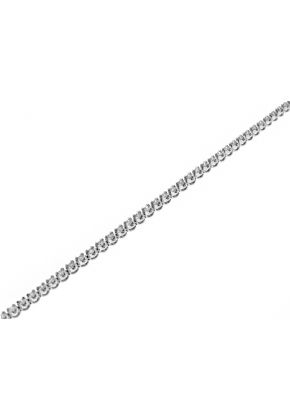 Diamond Tennis Bracelet in 18k White Gold