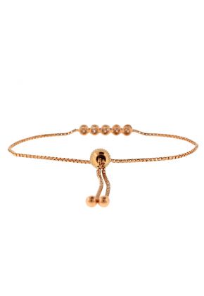 Bolo Bracelet with Diamonds in 18k Rose Gold