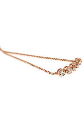 Bolo Bracelet with Diamonds in 18k Rose Gold