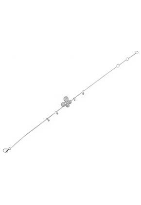 Butterfly Bracelet with Diamonds in 18k White Gold