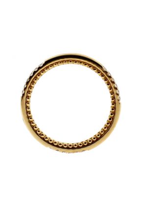 18k Yellow Gold Wedding / Anniversary Band with Diamonds