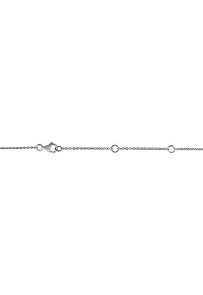 Dangling Diamond Pendant in 18k White Gold