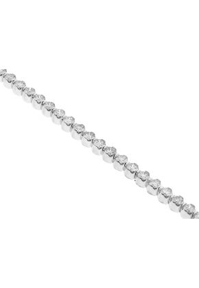 Diamond Tennis Bracelet in 18k White Gold