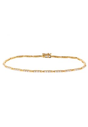 Diamond Tennis Bracelet in 18k Yellow Gold