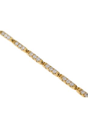 Diamond Tennis Bracelet in 18k Yellow Gold