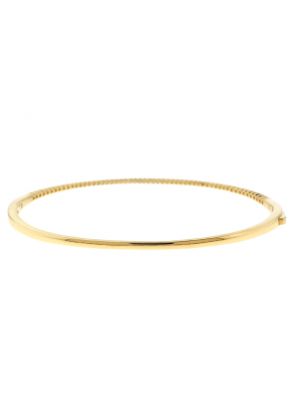 18k Yellow Gold Bangle with Diamonds