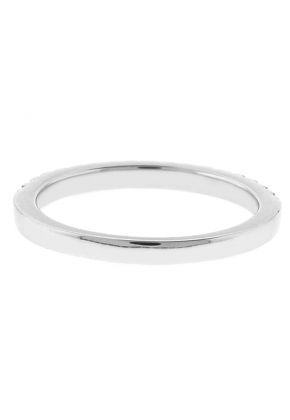 Diamond Wedding Band - 18k White Gold Ring