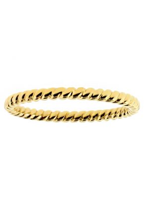 Rope Design 1.9mm in 18kt Yellow Gold Ladies Ring