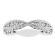 Eternity Band with Graduated Channel Set Diamonds and Beaded Milgrain in 18k White Gold