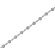 Tennis Bracelet with Diamonds Surrounded by Halo in 18k White Gold