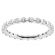 Single Row Channel Set Eternity Band with Diamonds in 18k White Gold