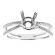 Split Shank Thin Diamond Engagement Ring Semi Mount