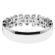 Milgrain Filigree Band with Bezel and Prong Set Round Diamonds in 18k White Gold