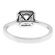 Square Halo Diamond Semi Mount Engagement Ring Setting