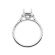 Halo Round Picture Frame Diamond Semi Mount Engagment Ring Setting