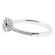 Halo Round Thin Shank Diamond Engagment Ring Setting