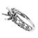 Vintage Lace Miligrain Diamond Engagement Ring Semi Mount