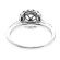 Circle Halo, Diamond Engagement Semi Mount White Gold Ring Setting