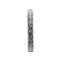Single Row Band with Micro-Prong Set Round Diamonds in 18k White Gold