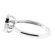 Oval Shaped Cluster Style Right Hand Fashion Ring with Diamonds in 18K White Gold