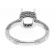 Cushion Halo Frame Miligrain Filigree Diamond Semi Mount Engagement Ring