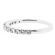Channel Set Single Row Band with Round Diamonds in 18k White Gold